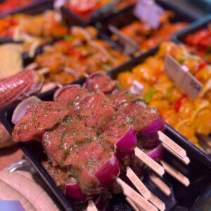 MEDITERAANSE BROCHETTE 'varkenshaasje'